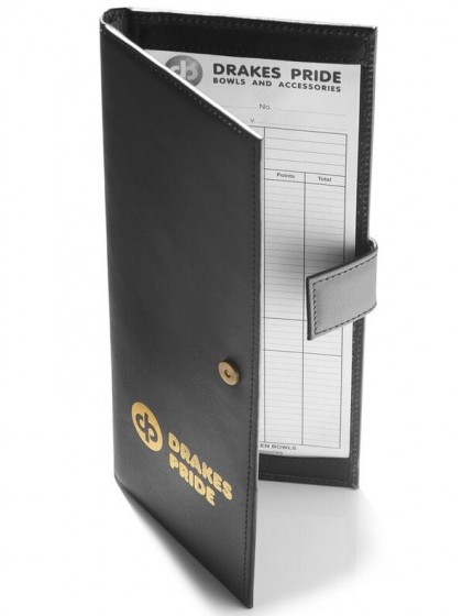 DRAKES PRIDE LEATHER RIGID SCORECARD HOLDER 