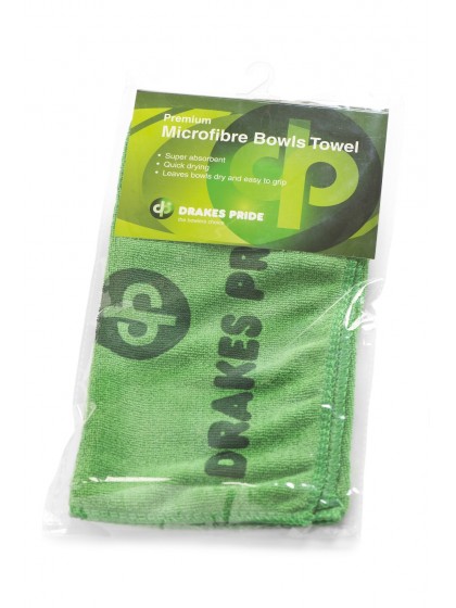 DRAKES PRIDE MICROFIBRE BOWLS TOWEL GREEN - TEMPORARILY OUT OF STOCK