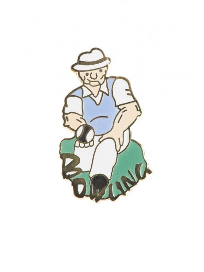 COMIC GENT LAPEL BADGE