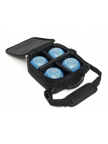 DRAKES PRIDE QUATTRO LAWN BOWLS CARRY BAG - NOW WITH FRONT POCKET