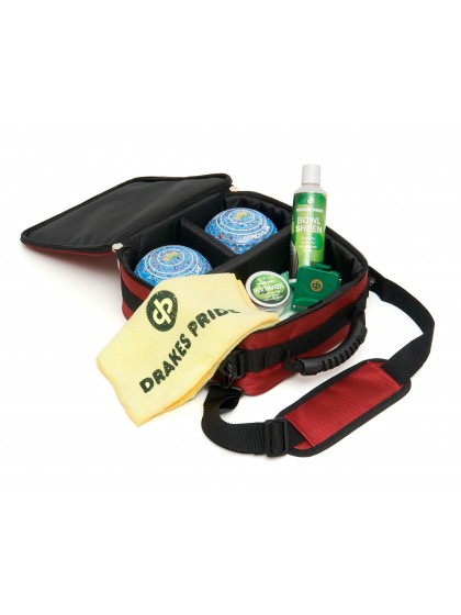 DRAKES PRIDE QUATTRO LAWN BOWLS CARRY BAG - NOW WITH FRONT POCKET