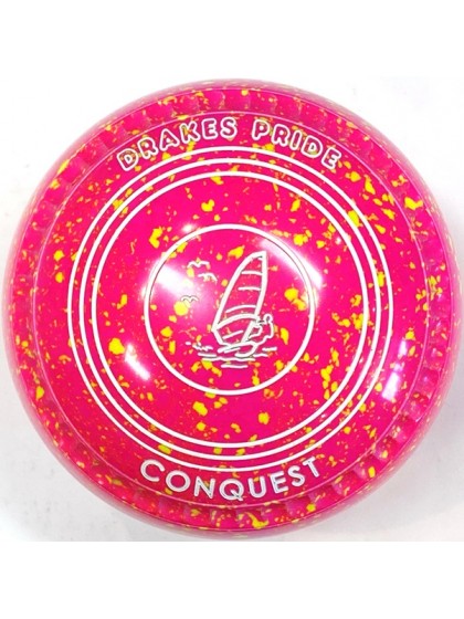 CONQUEST SIZE 0H GRIP FLOURO PINK YELLOW V1 6327 Featuring CHANNEL GRIP