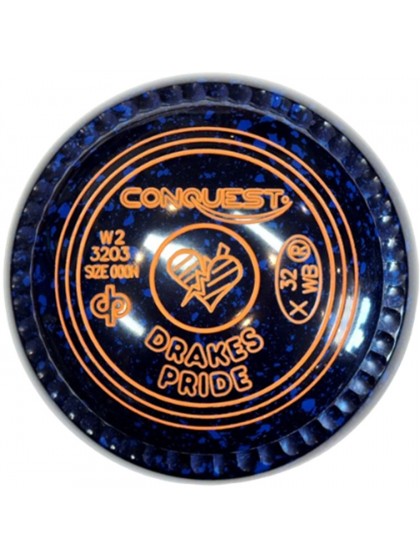 CONQUEST SIZE 000H GRIP BLUE SPECKLED W2 3202 Featuring CHANNEL GRIP