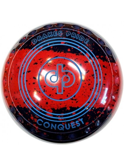 CONQUEST SIZE 2H GRIP TRI-BAND BLUE RED SPECKLED X0 6185