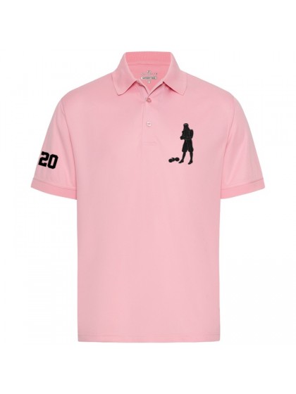 SIR FRANCIS DRAKE BIG LOGO est. 1820 MENS POLO PINK