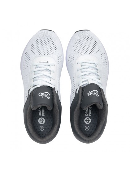 DRAKES PRIDE ASTRO LAWN BOWLS SHOES - WHITE/GREY