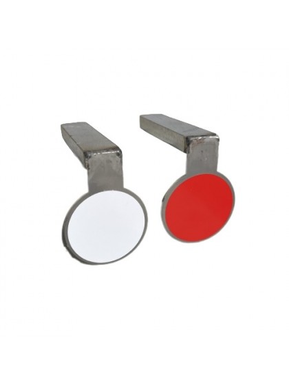 JACK & BOWL STAINLESS STEEL DITCH MARKERS PAIR