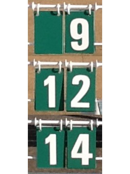 LAWN BOWLS RINK SCOREBOARD REPLACEMENT NUMBERS